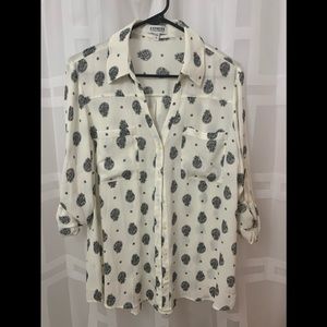 Express Portofino shirt paisley print design